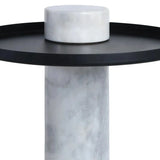 Osmond Side Table – White Marble