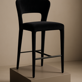Tommy Franks Pari I Bar Stool - Black Vanity