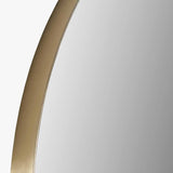 Pacific Lifestyle Brushed Gold Arched Floor Mirror