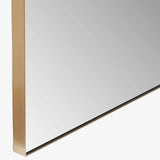 Pacific Lifestyle Brushed Gold Arched Floor Mirror