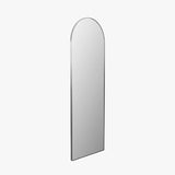 Pacific Lifestyle Brushed Silver Arched Floor Mirror