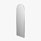 Pacific Lifestyle Brushed Silver Arched Floor Mirror
