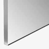 Pacific Lifestyle Brushed Silver Arched Floor Mirror
