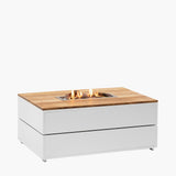 Pacific Lifestyle Cosipure Fire Pit – White & Teak – 120