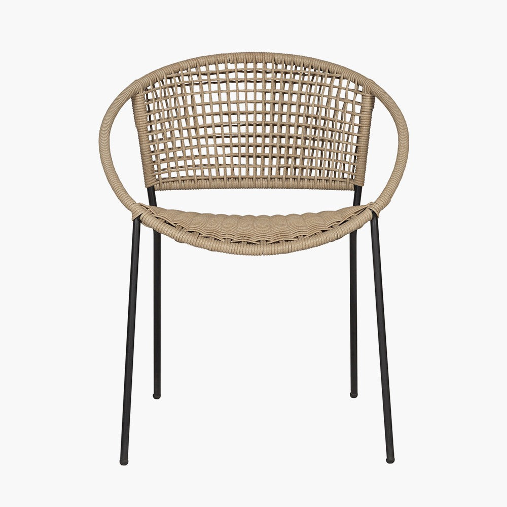 Pacific Lifestyle Dakota Outdoor Bistro Set – Natural Wheat