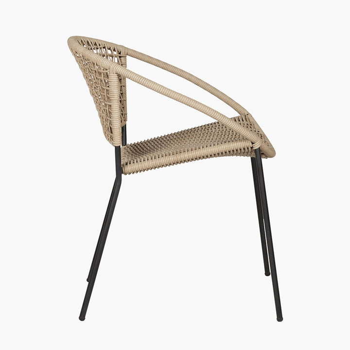 Pacific Lifestyle Dakota Outdoor Bistro Set – Natural Wheat