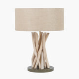 Pacific Lifestyle Derna Table Lamp – Drift Wood & Natural Jute
