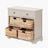 Pacific Lifestyle Devonshire 2 Drawer 4 Basket Unit - Putty