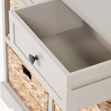 Pacific Lifestyle Devonshire 2 Drawer 4 Basket Unit - Putty