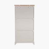 Pacific Lifestyle Fairford 5 Shelf Unit - Parchment White