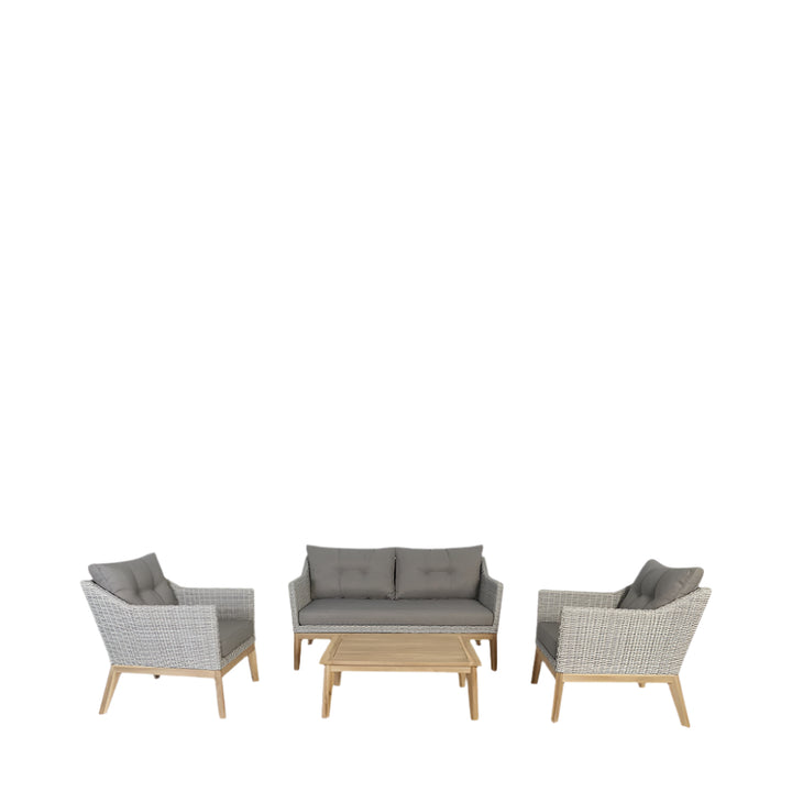 Pacific Lifestyle Larissa Outdoor Seating Set – Light Kubu Grey