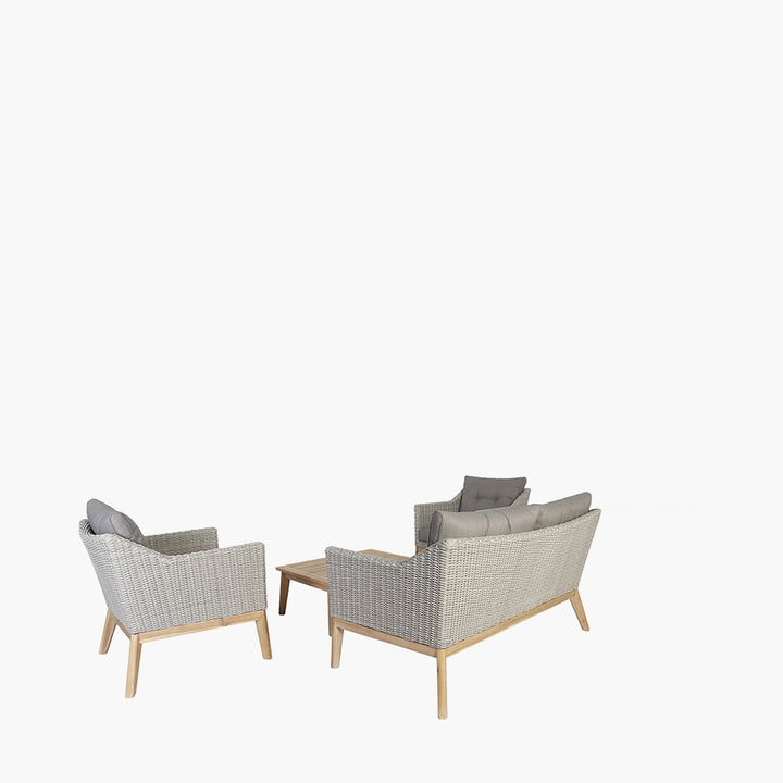 Pacific Lifestyle Larissa Outdoor Seating Set – Light Kubu Grey