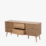 Pacific Lifestyle Larvik 2 Door 2 Drawer Sideboard – Natural Eucalyptus