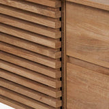 Pacific Lifestyle Larvik 2 Door 2 Drawer Sideboard – Natural Eucalyptus