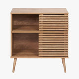 Pacific Lifestyle Larvik 2 Door 2 Shelf Unit – Natural Eucalyptus