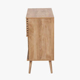 Pacific Lifestyle Larvik 2 Door 2 Shelf Unit – Natural Eucalyptus