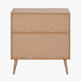 Pacific Lifestyle Larvik 2 Door 2 Shelf Unit – Natural Eucalyptus