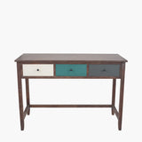 Pacific Lifestyle Loft 3 Drawer Desk – Blue Multicoloured