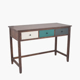 Pacific Lifestyle Loft 3 Drawer Desk – Blue Multicoloured