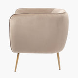 Pacific Lifestyle Lucca Armchair – Biscuit Velvet