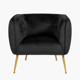 Pacific Lifestyle Lucca Armchair – Black Velvet