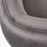 Pacific Lifestyle Lucca Armchair – Dove Grey Velvet
