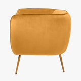 Pacific Lifestyle Lucca Armchair – Gold Velvet