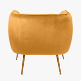 Pacific Lifestyle Lucca Armchair – Gold Velvet