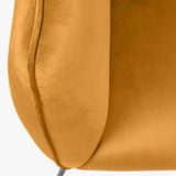 Pacific Lifestyle Lucca Armchair – Gold Velvet