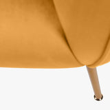 Pacific Lifestyle Lucca Armchair – Gold Velvet