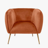 Pacific Lifestyle Lucca Armchair – Tobacco Velvet