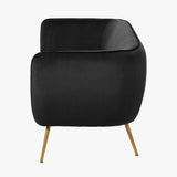 Pacific Lifestyle Lucca Sofa – Black Velvet