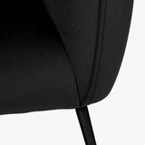 Pacific Lifestyle Lucca Sofa – Black Velvet