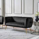 Pacific Lifestyle Lucca Sofa – Black Velvet