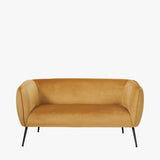 Pacific Lifestyle Lucca Sofa – Gold Velvet