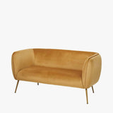 Pacific Lifestyle Lucca Sofa – Gold Velvet