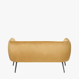 Pacific Lifestyle Lucca Sofa – Gold Velvet