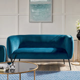 Pacific Lifestyle Lucca Sofa – Sapphire Blue Velvet