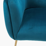 Pacific Lifestyle Lucca Sofa – Sapphire Blue Velvet