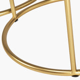 Pacific Lifestyle Milly Side Tables (Set of 2) - White Marble and Gold