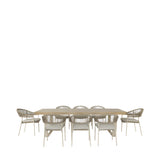 Pacific Lifestyle Osaka Outdoor 8 Seater Dining Set