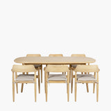 Pacific Lifestyle Salita 6 Seater Dining Set