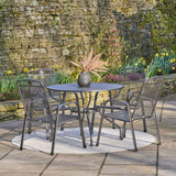 Pacific Lifestyle Savoy Round 4 Seater Dining Set