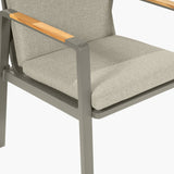Pacific Lifestyle Stockholm Outdoor 6 Seater Dining Set – Limestone