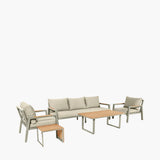 Pacific Lifestyle Stockholm Outdoor Seating Set – Limestone