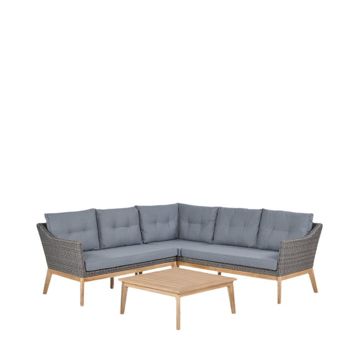 Pacific Lifestyle Larissa Outdoor Corner Seating Set – Kubu Grey