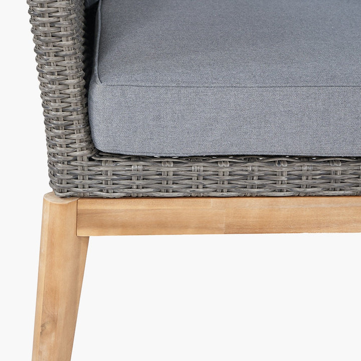 Pacific Lifestyle Larissa Outdoor Corner Seating Set – Kubu Grey