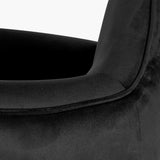 Pacific Lifestyle Lucca Armchair – Black Velvet