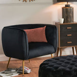 Pacific Lifestyle Lucca Armchair – Black Velvet