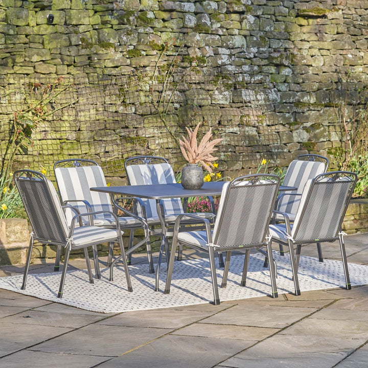 Pacific Lifestyle Savoy 6 Seater Dining Set with Cushions